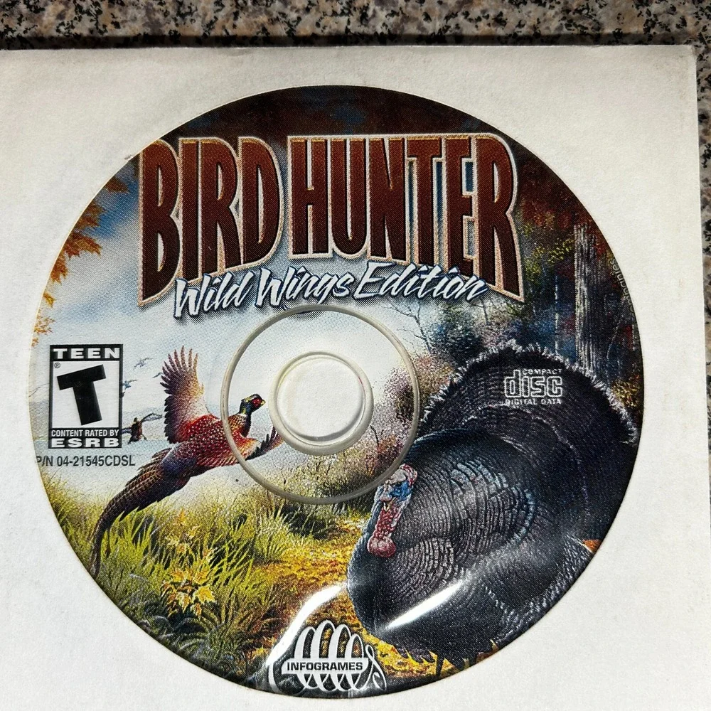 PC Games (3) Y2K -Bird‎ Hunter:Wild Wings, Duck Hunter, Roller Coaster Tycoon